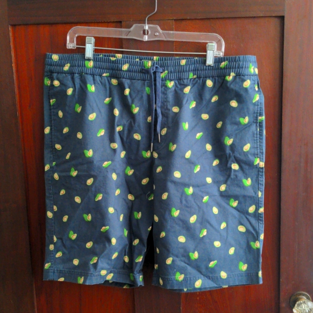Bixby Nomad - NOE E-waist Men's Shorts - Avocados - Stitch Fix - size 38 - 10